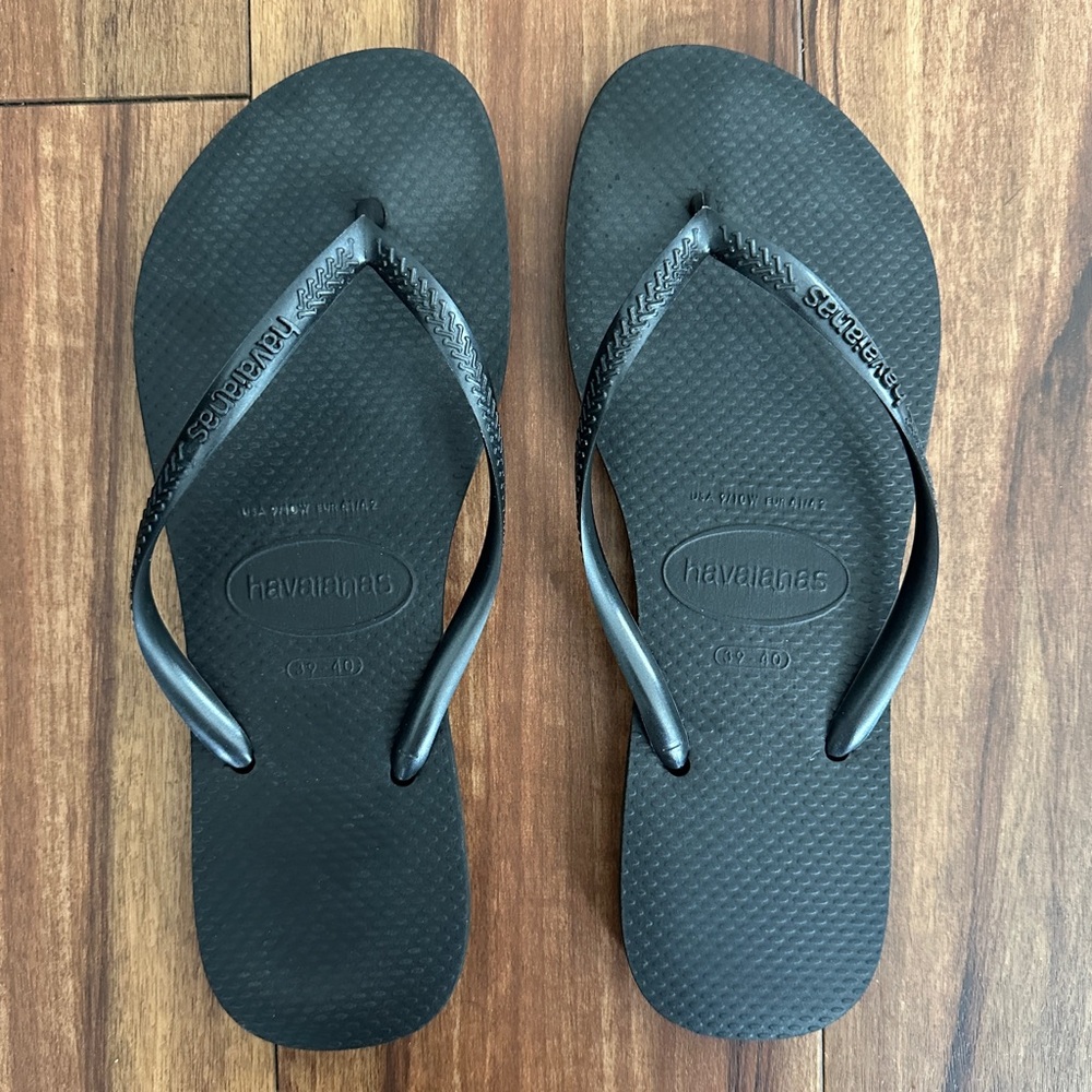 Havaianas Slim Flip Flop (Women) - Black